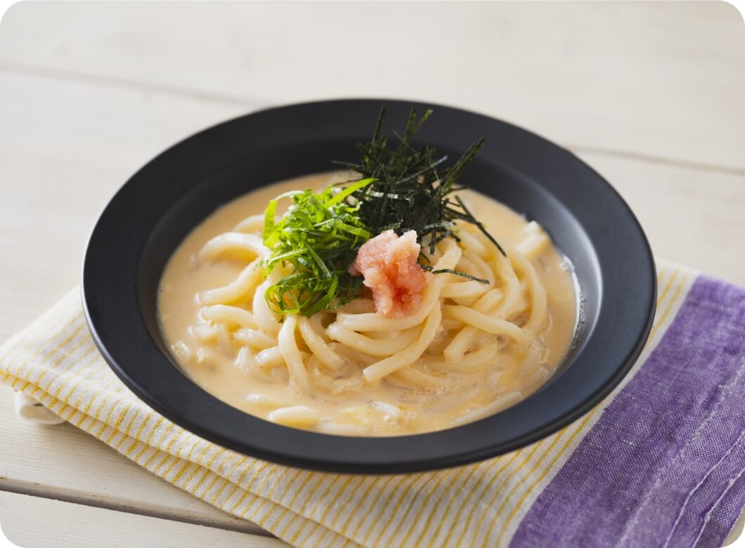 たらこクリームうどん